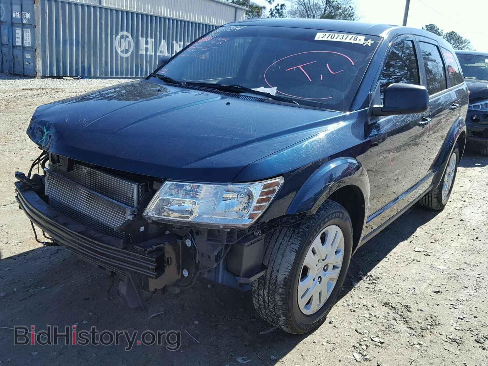 2015 DODGE JOURNEY - VIN: 3C4PDCAB8FT536761 - Фото 2