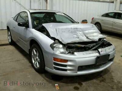 2001 Mitsubishi ECLIPSE Eclipse GS, серебристый — VIN 4A3AC44G11E037859, Copart