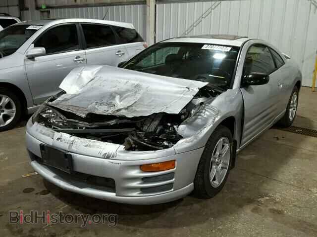 2001 MITSUBISHI ECLIPSE - VIN: 4A3AC44G11E037859 - Фото 2