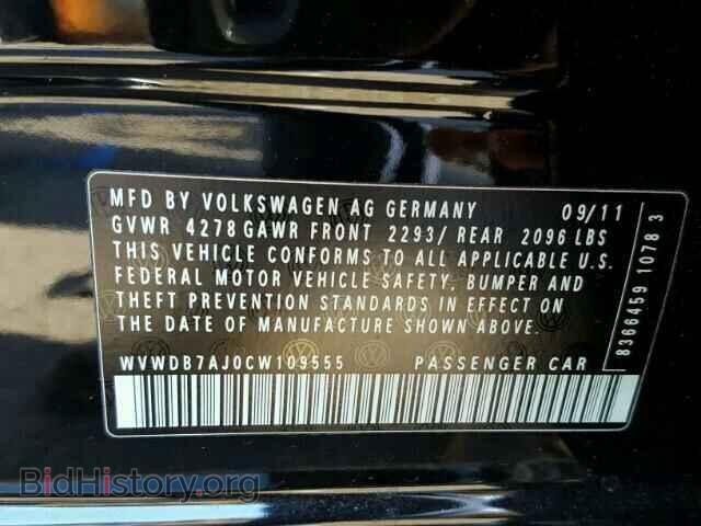 2012 VOLKSWAGEN GOLF - VIN: WVWDB7AJ0CW109555 - Фото 10