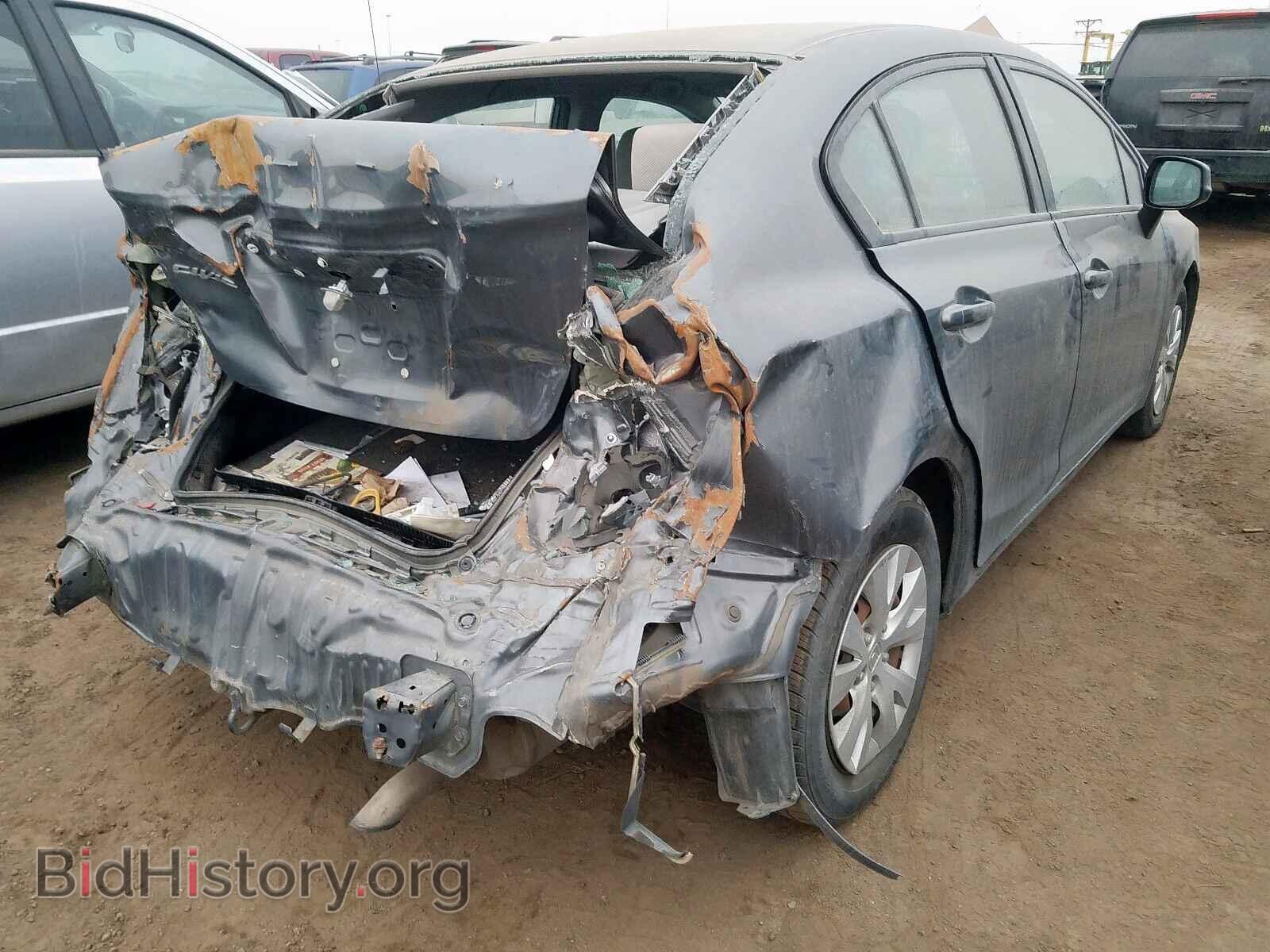 2012 HONDA CIVIC - VIN: 19XFB2F58CE305437 - Фото 4