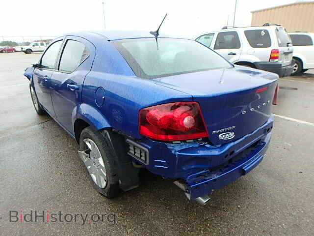 2013 DODGE AVENGER - VIN: 1C3CDZAG9DN747966 - Фото 3