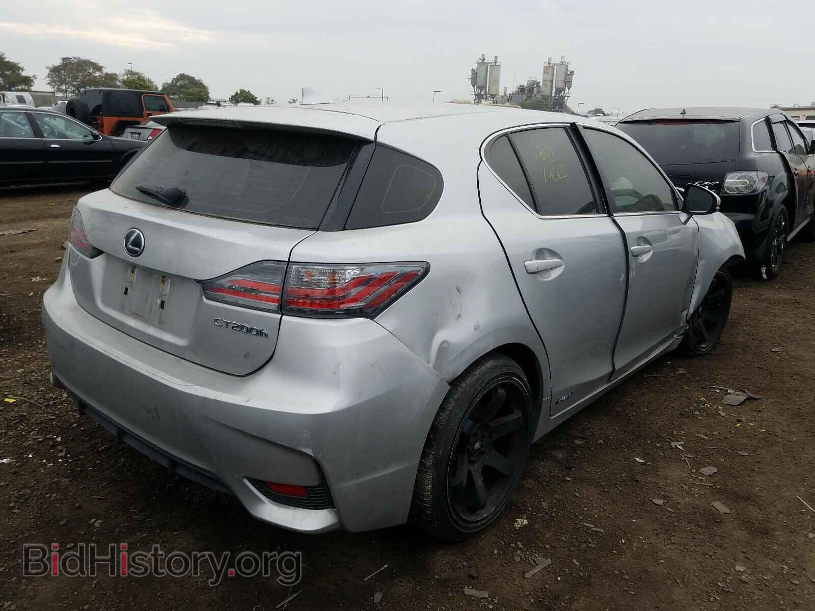 2014 LEXUS CT 200 - VIN: JTHKD5BH8E2195112 - Фото 4