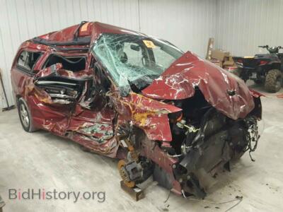 2011 Dodge CARAVAN Grand Cara, красный — VIN 2D4RN3DG0BR677949, Copart