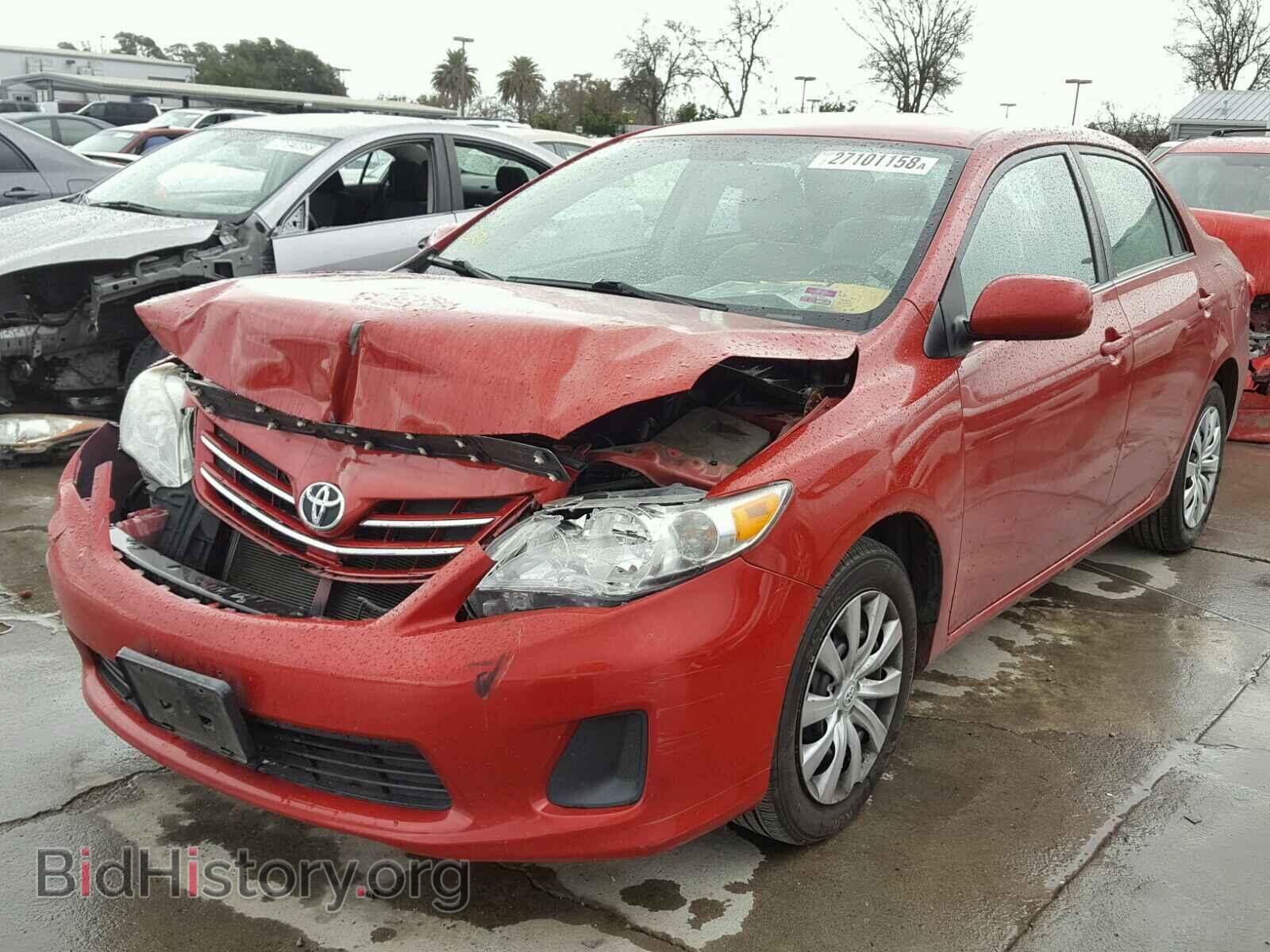 2013 TOYOTA COROLLA BA - VIN: 5YFBU4EE7DP184566 - Фото 2