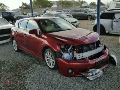 2011 Lexus CT 200 CT200H, красный — VIN JTHKD5BHXB2033672, Copart