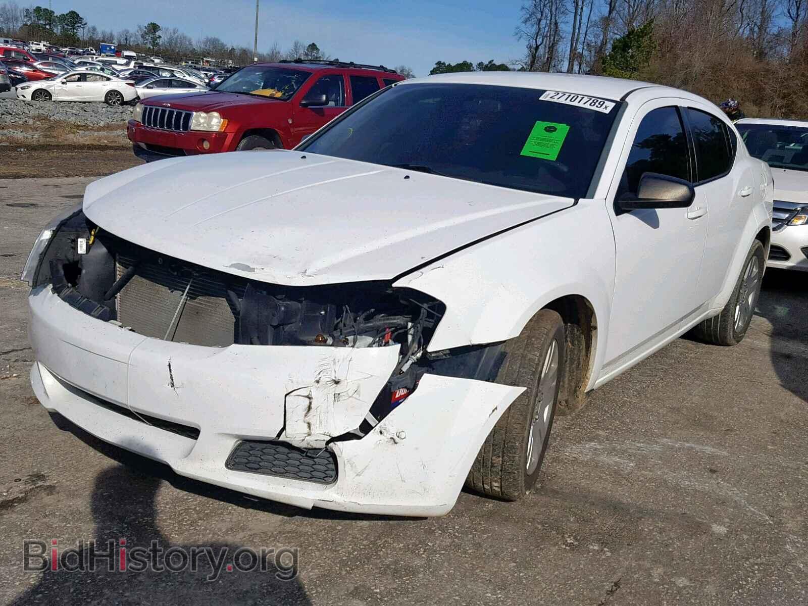 2014 DODGE AVENGER - VIN: 1C3CDZAB3EN189585 - Фото 2