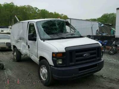 2014 Ford ECONOLINE, white — VIN 1FTNE2EWXEDA25391, Copart