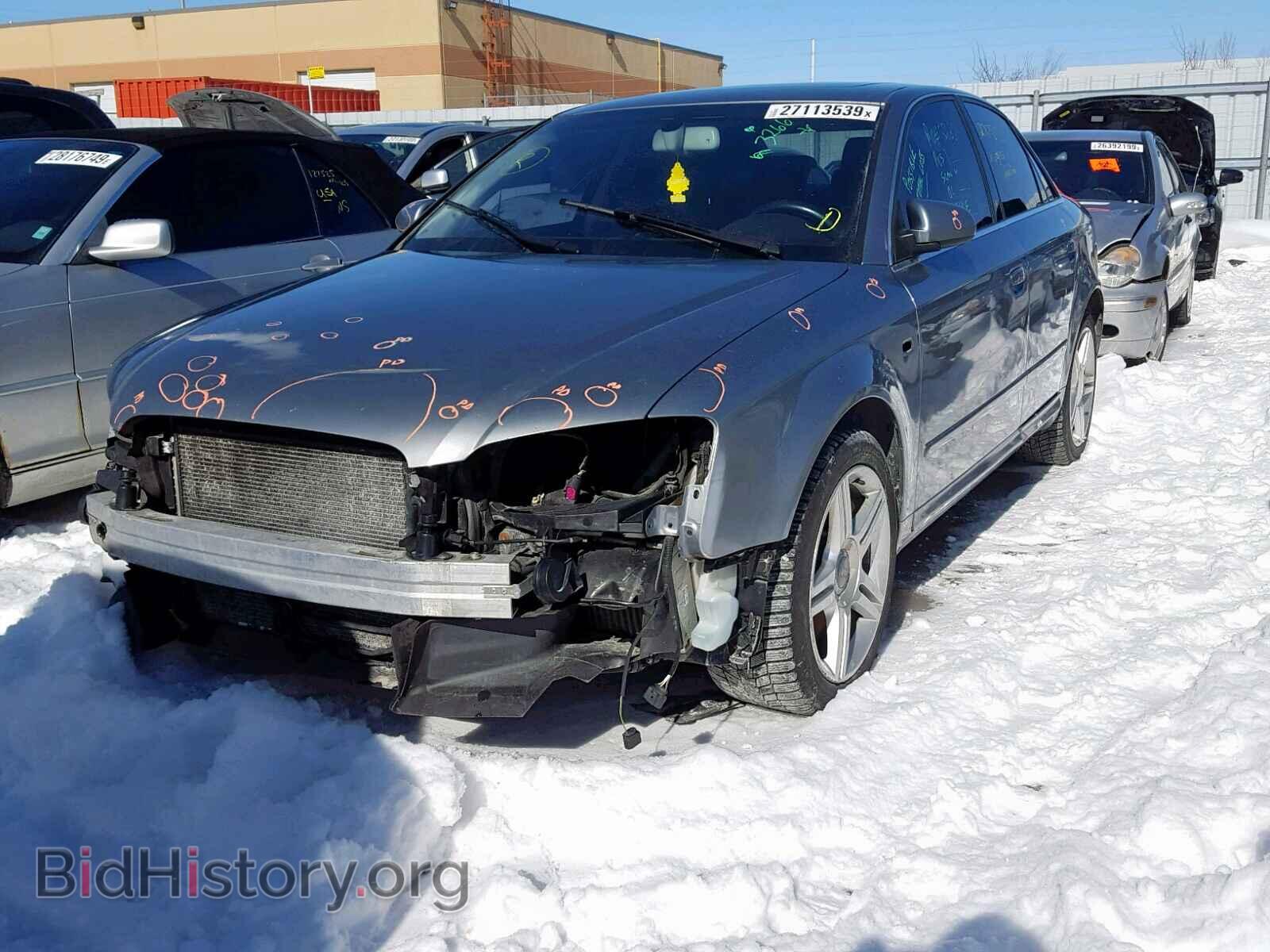 2008 AUDI A4 - VIN: WAUDF68EX8A040754 - Фото 2