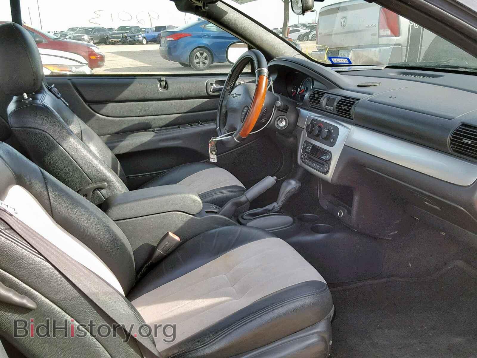 2004 CHRYSLER SEBRING - VIN: 1C3EL55R84N239424 - Фото 5