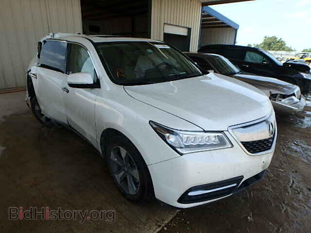 Photo 5FRYD3H28EB014413 - ACURA MDX 2014
