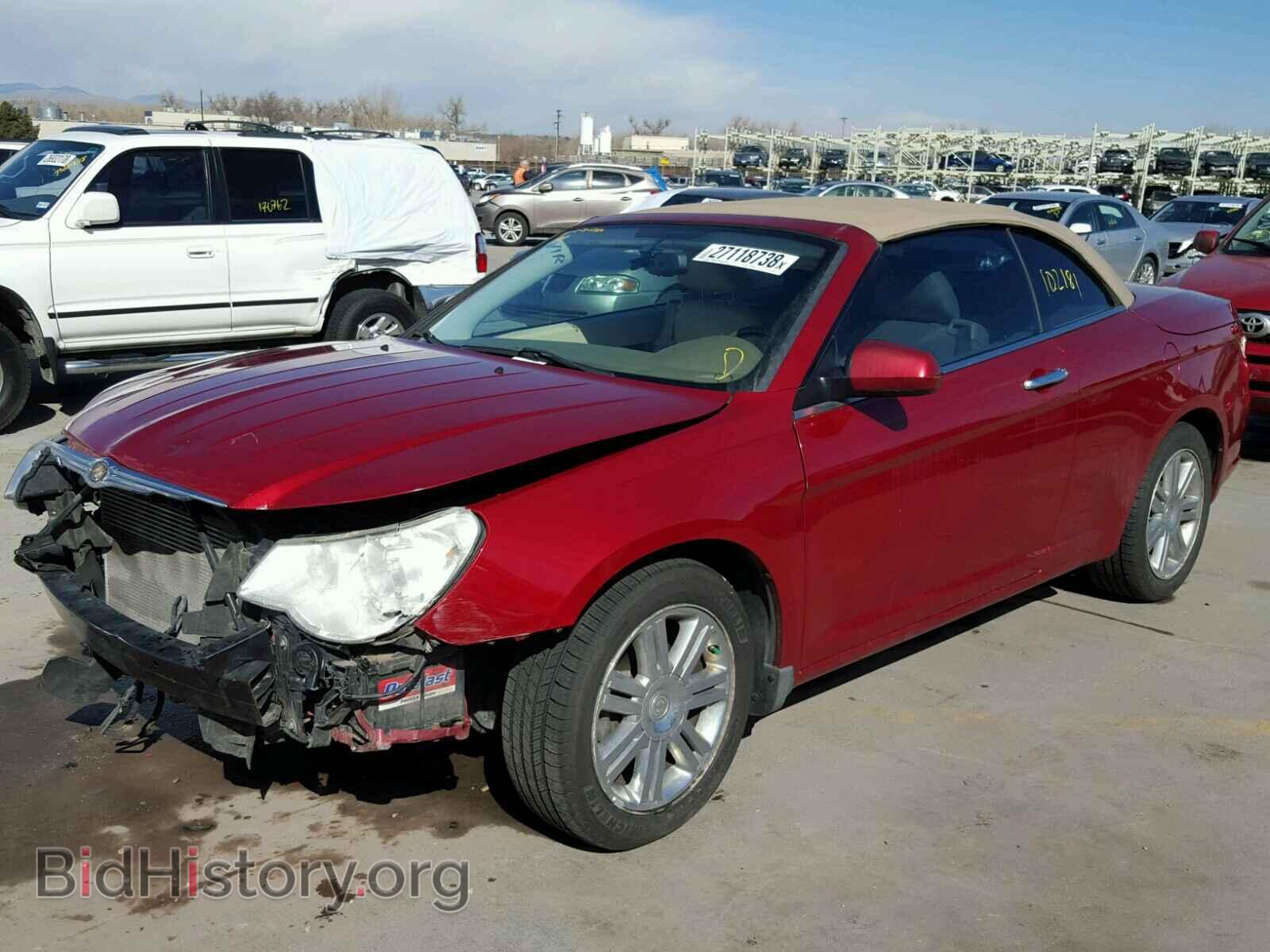 2008 CHRYSLER SEBRING - VIN: 1C3LC65M18N614934 - Фото 2