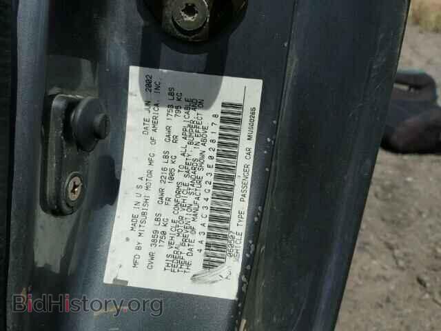 2003 MITSUBISHI ECLIPSE - VIN: 4A3AC34G23E028178 - Photo 10