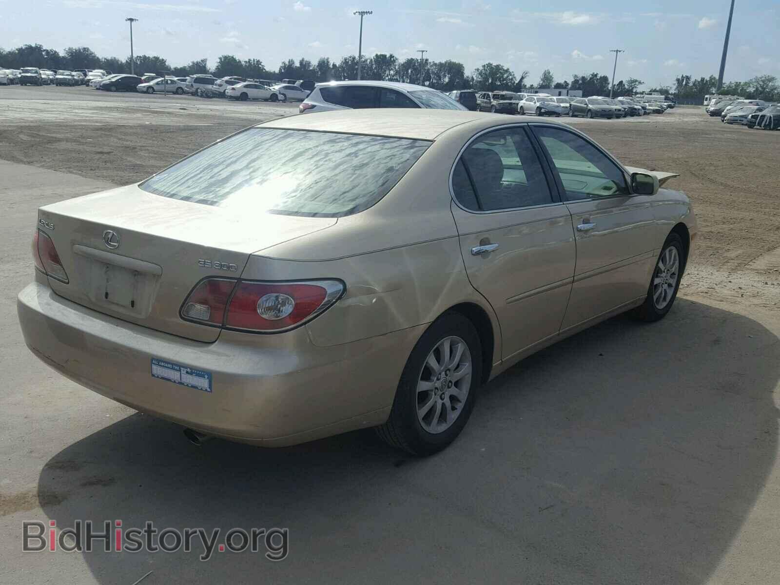 2003 LEXUS ES300 - VIN: JTHBF30G730129796 - Фото 4
