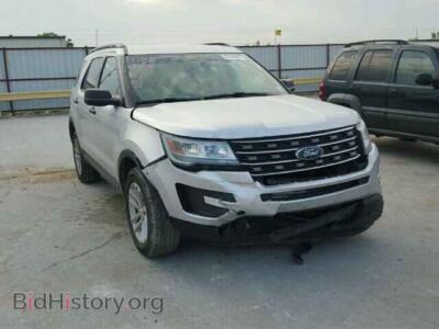 2016 Ford EXPLORER, silver — VIN 1FM5K8B81GGB55350, Copart