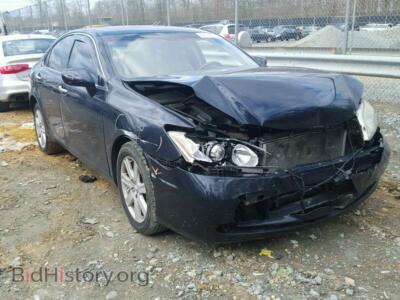 2008 Lexus ES350 ES 350, blue — VIN JTHBJ46G282250324, Copart