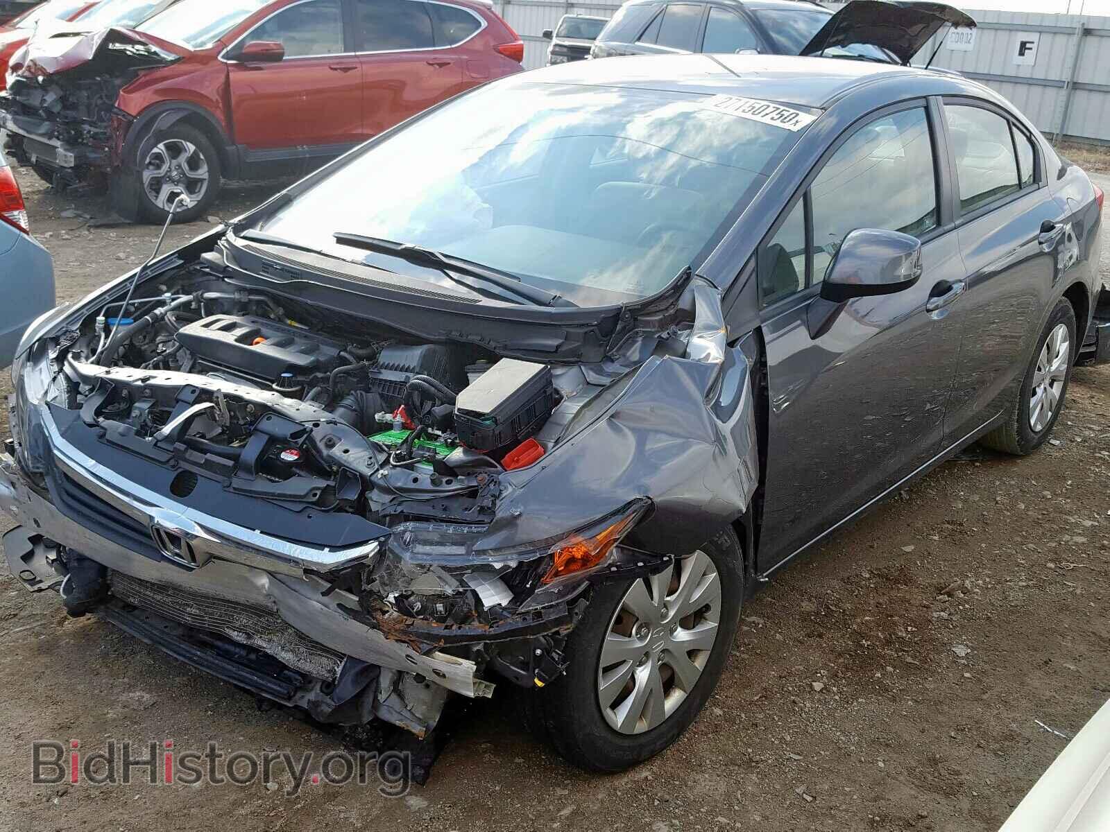2012 HONDA CIVIC - VIN: 19XFB2F52CE007823 - Фото 2