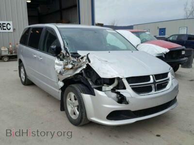 2011 Dodge CARAVAN Grand Cara, silver — VIN 2D4RN3DG4BR614546, Copart
