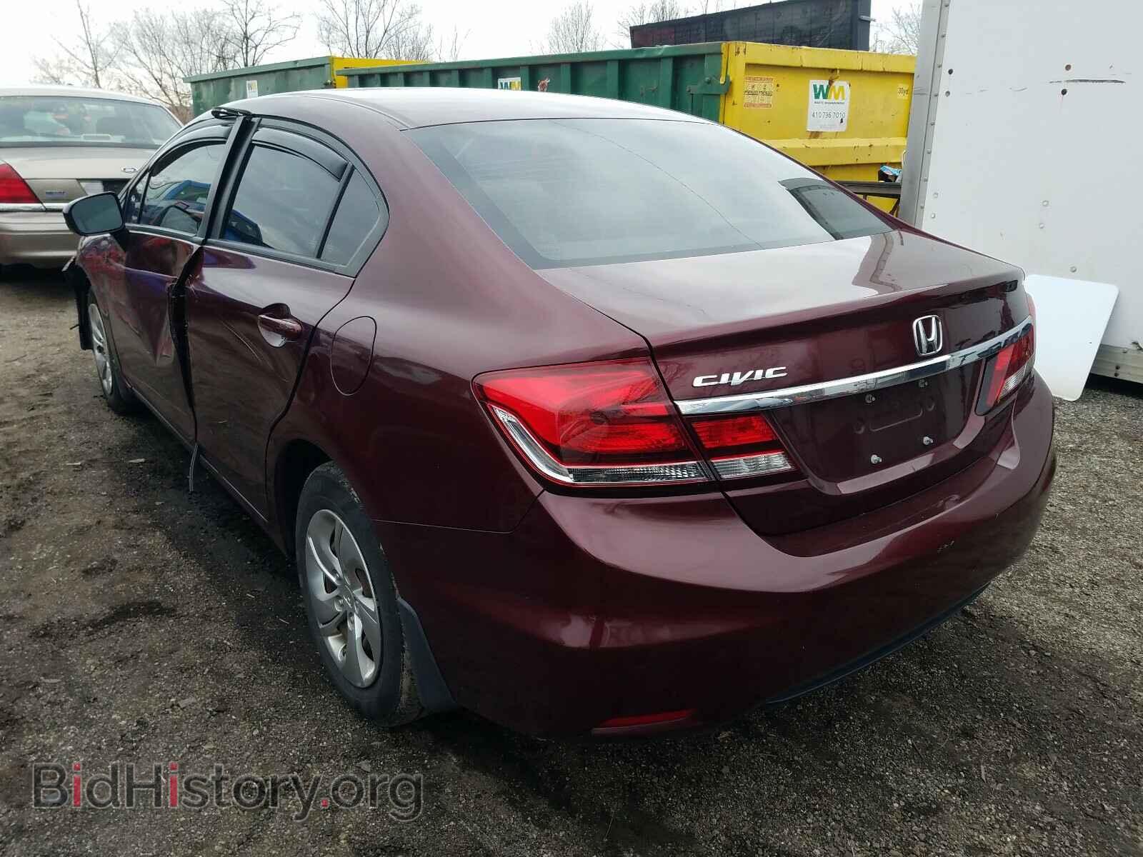 2014 HONDA CIVIC - VIN: 19XFB2F56EE253387 - Фото 3