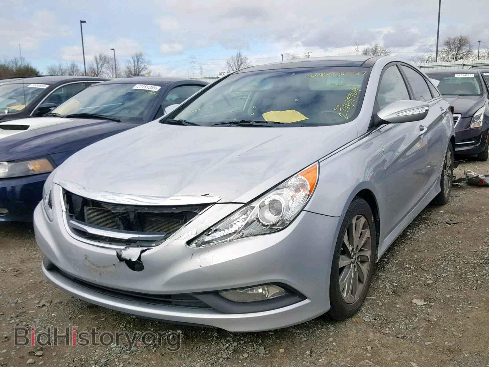 2014 HYUNDAI SONATA - VIN: 5NPEC4AC1EH831787 - Фото 2