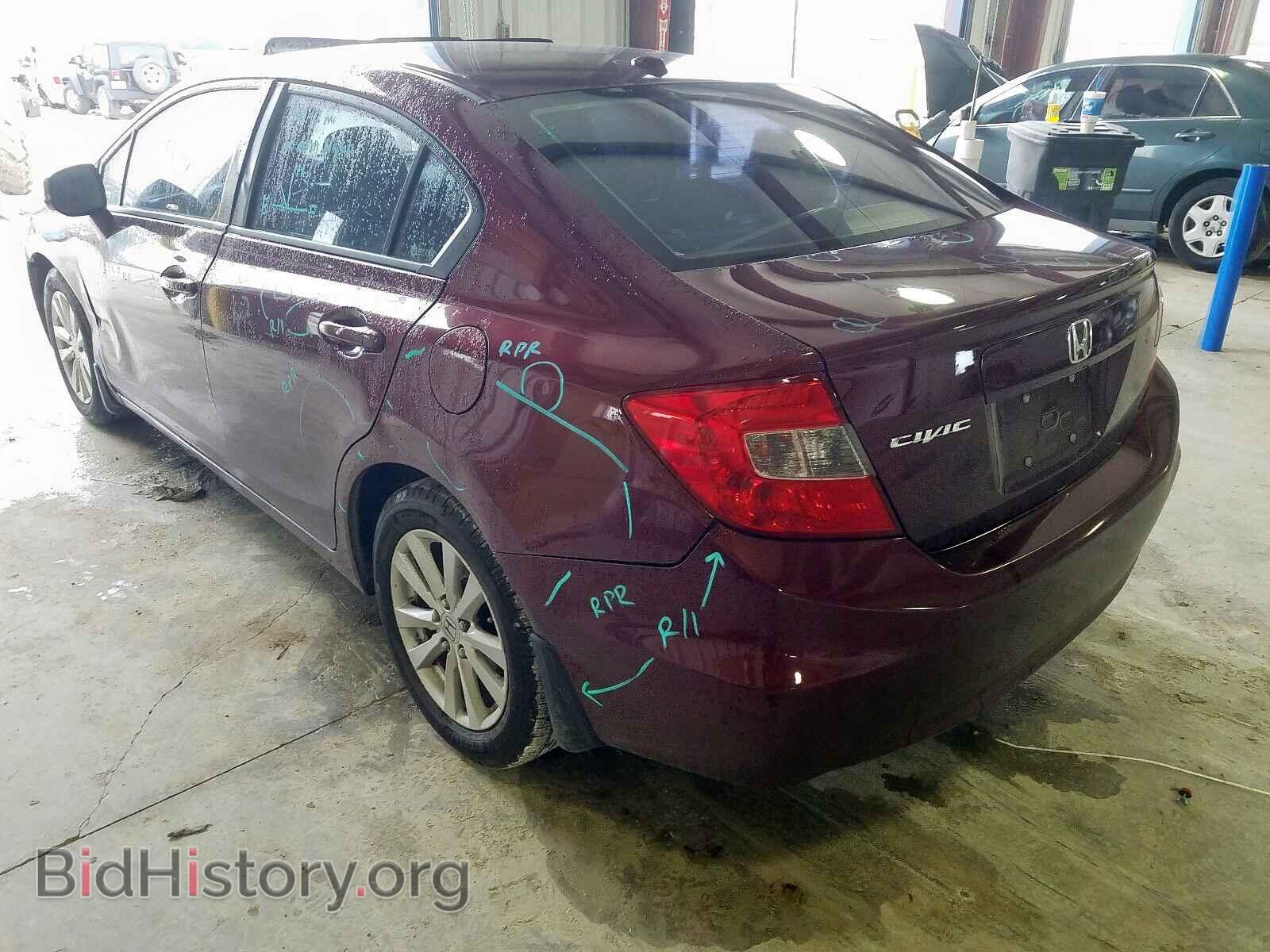 2012 HONDA CIVIC - VIN: 19XFB2F80CE040832 - Фото 3
