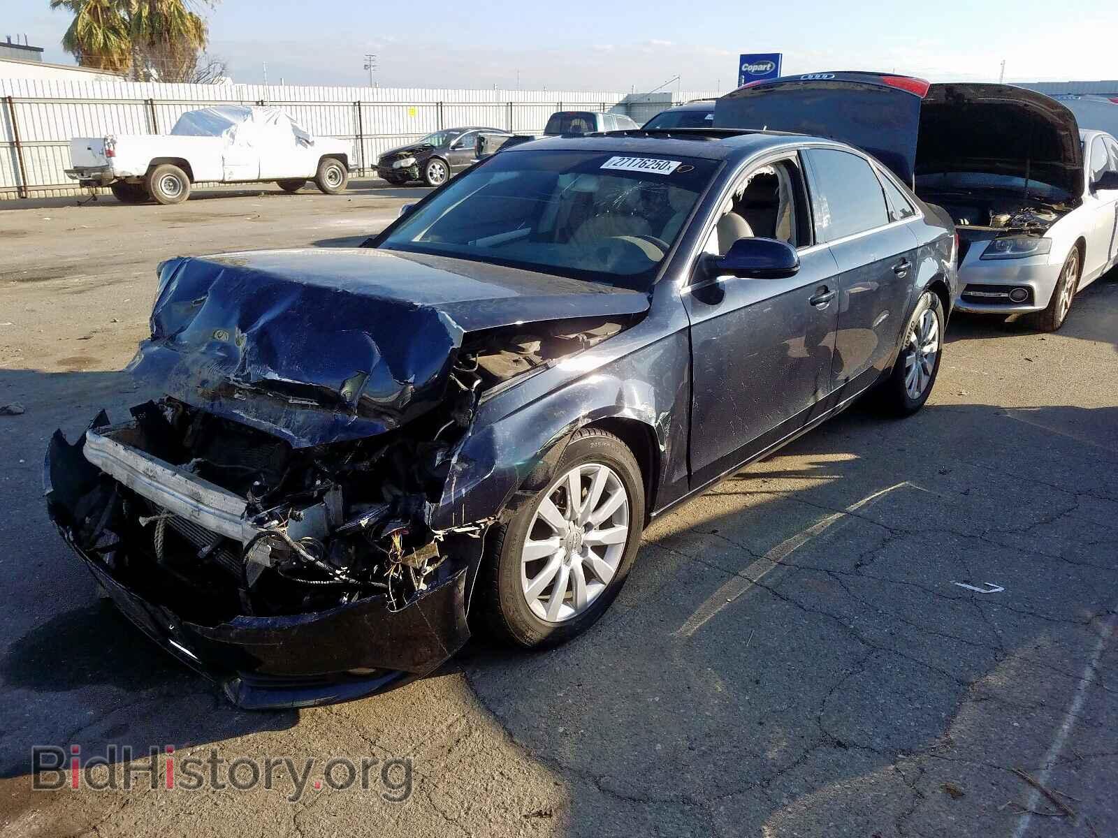 2012 AUDI A4 - VIN: WAUAFAFL0CA048359 - Photo 2