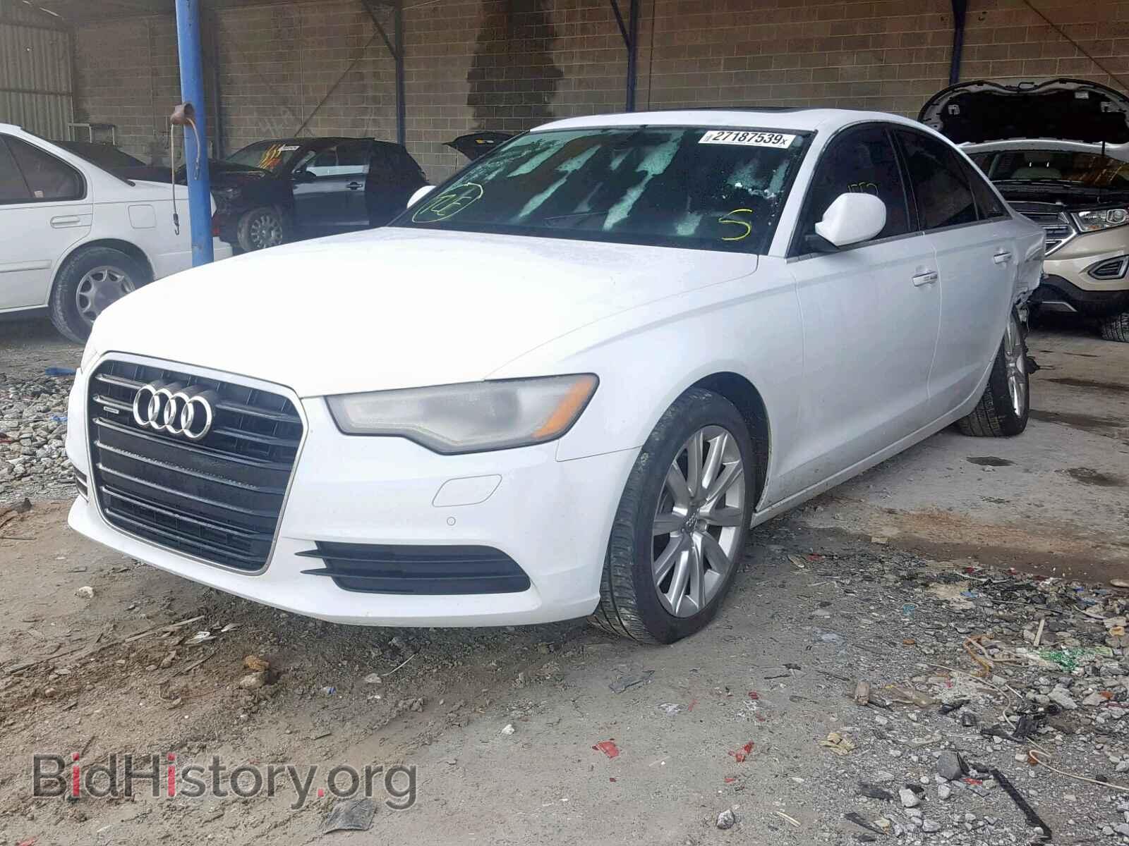2013 AUDI A6 - VIN: WAUGFAFC4DN006300 - Фото 2