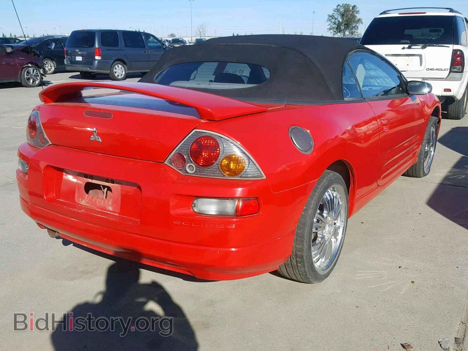 2003 MITSUBISHI ECLIPSE - VIN: 4A3AE45G33E015017 - Фото 4