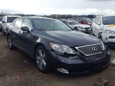 2007 Lexus LS460 LS 460l, темно-серый — VIN JTHGL46F075020270, Copart