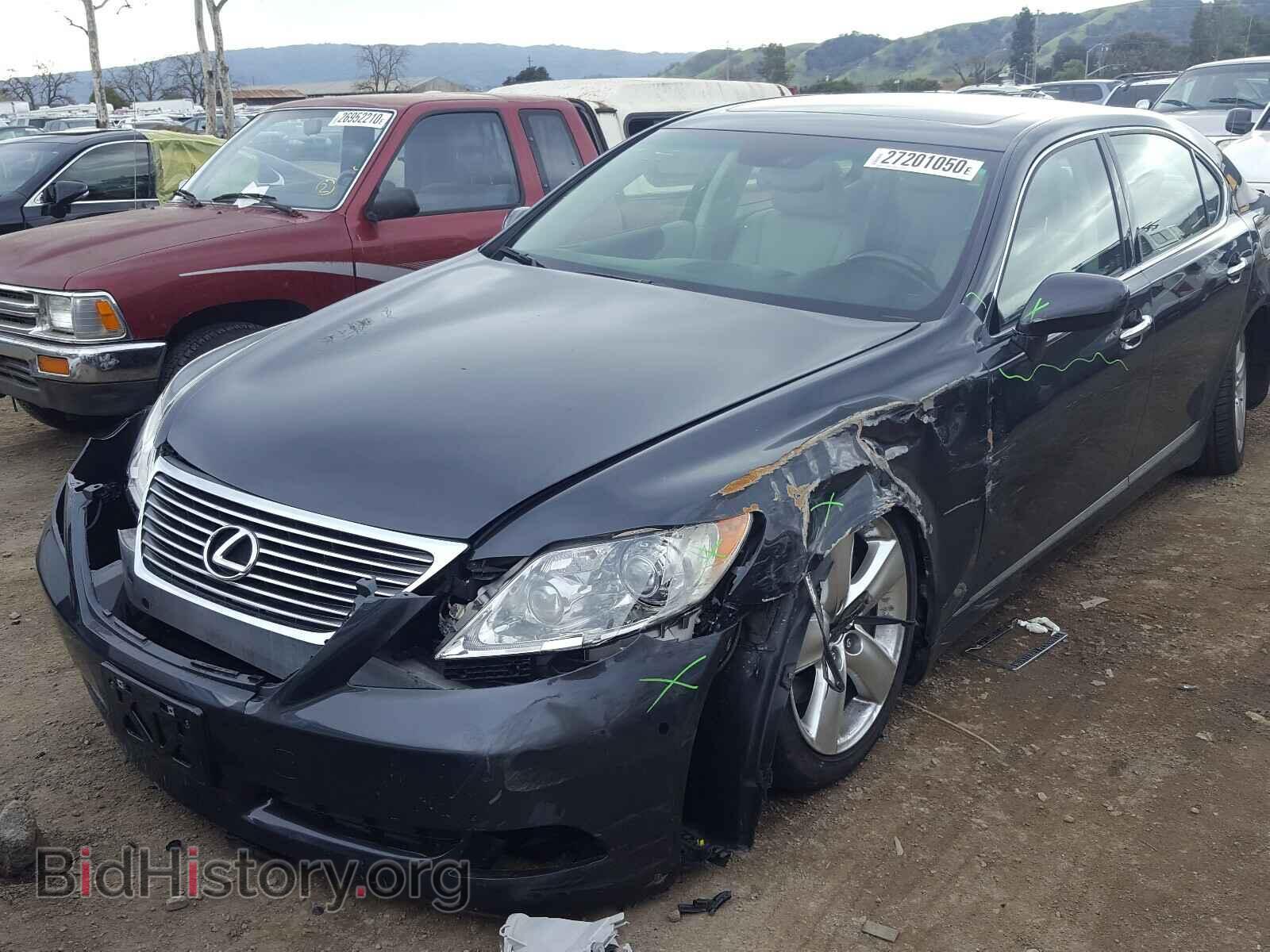 2007 LEXUS LS460 - VIN: JTHGL46F075020270 - Фото 2
