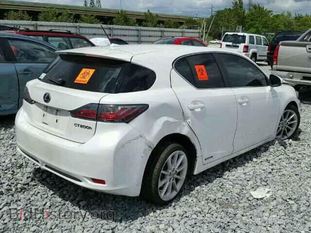 2011 LEXUS CT 200 - VIN: JTHKD5BH8B2046226 - Фото 4