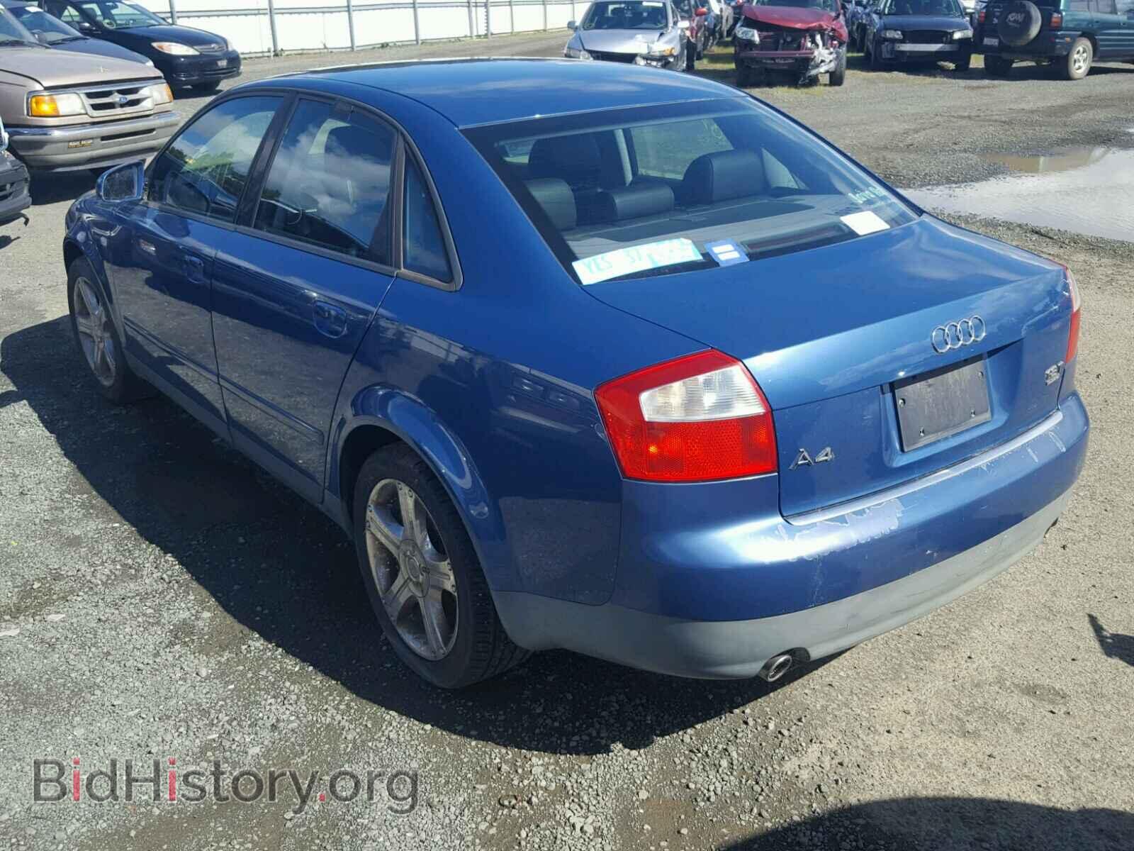 2002 AUDI A4 - VIN: WAULC68E82A201615 - Фото 3