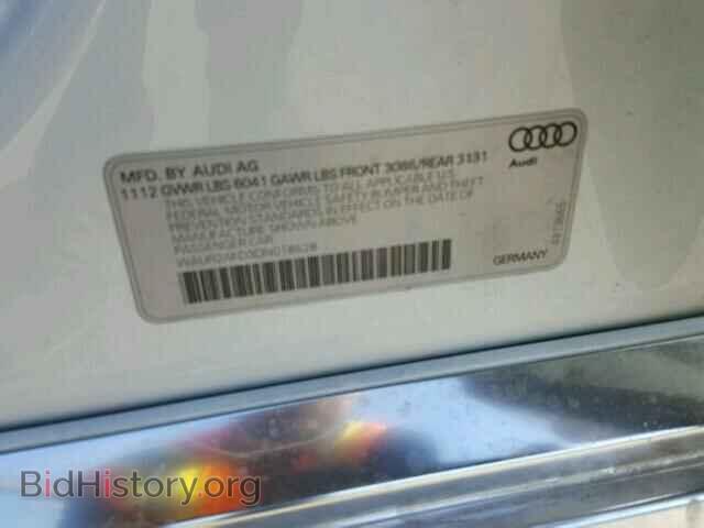 2013 AUDI A8 - VIN: WAUR2AFD3DN018628 - Фото 10