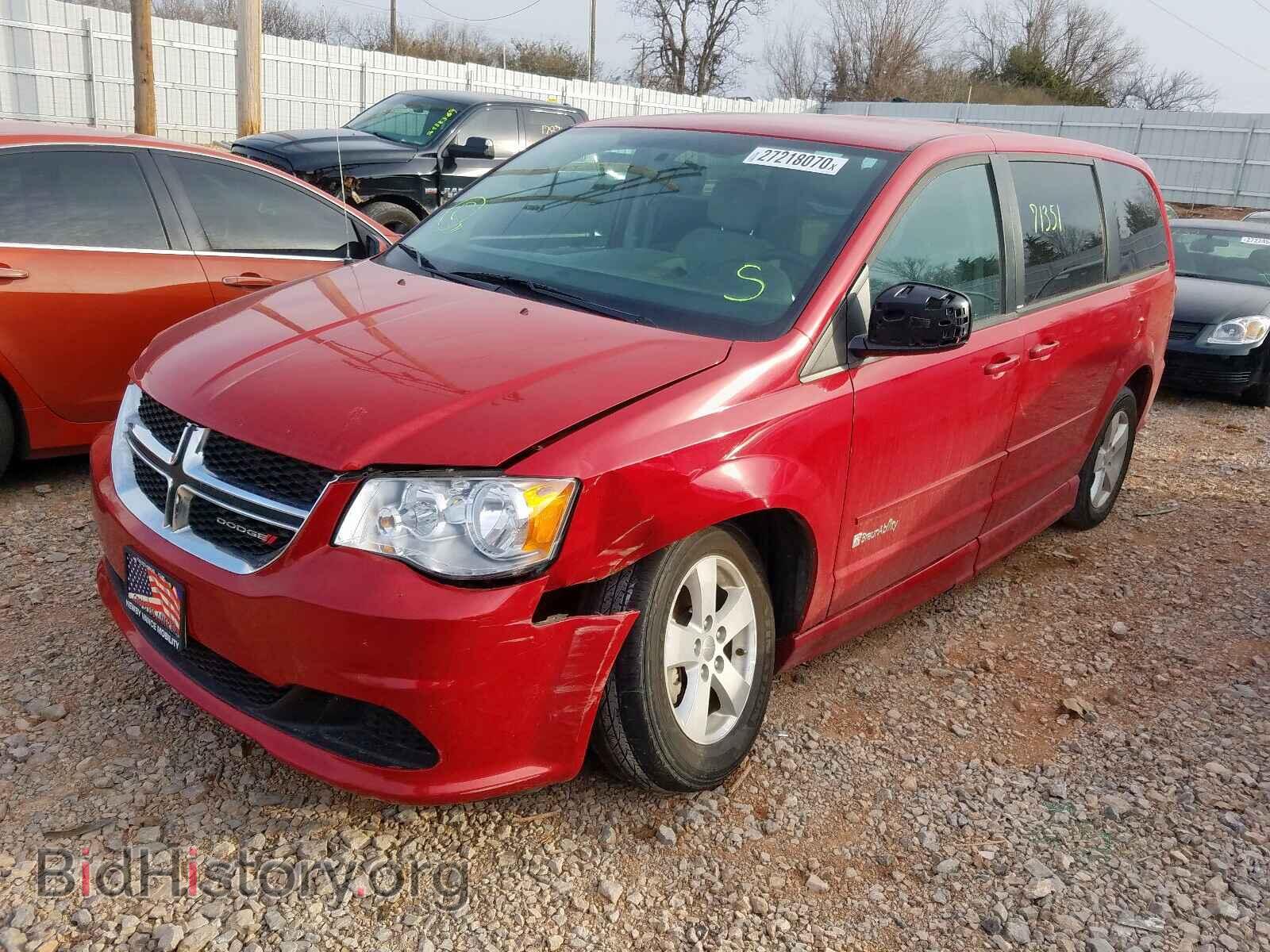 2013 DODGE CARAVAN - VIN: 2C4RDGBGXDR772533 - Фото 2