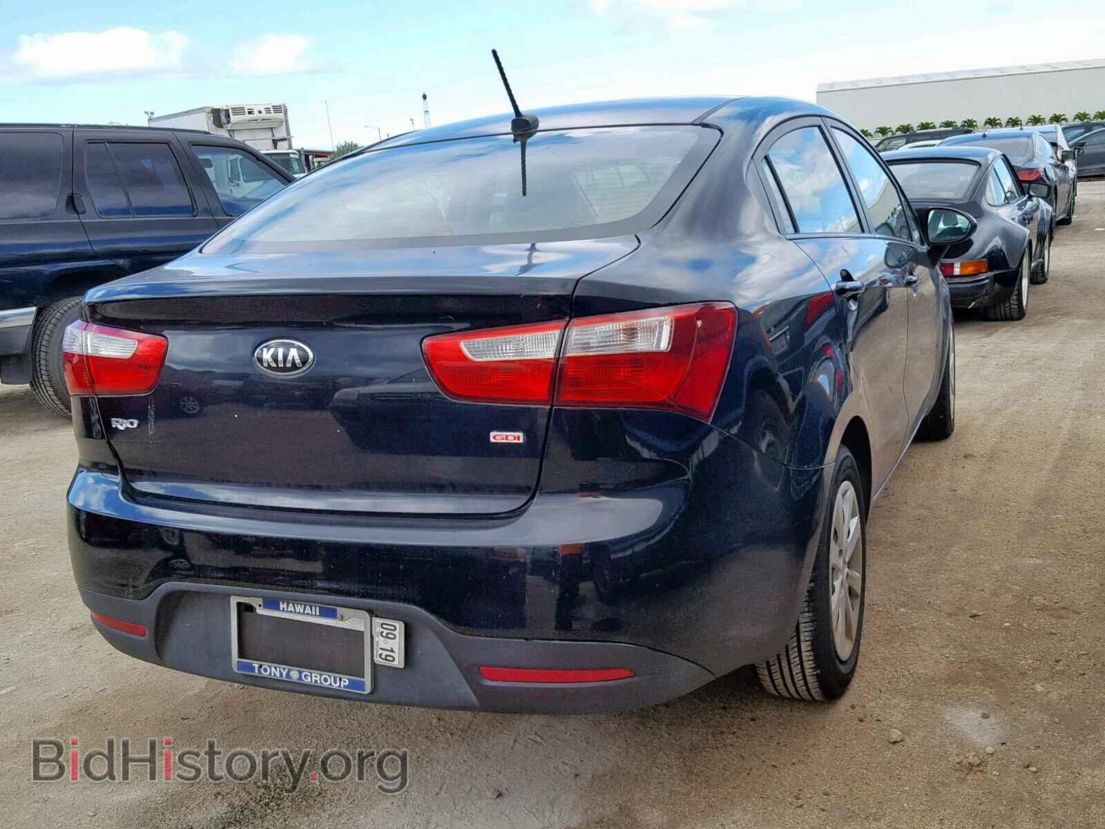 2014 KIA RIO - VIN: KNADM4A39E6399532 - Фото 4