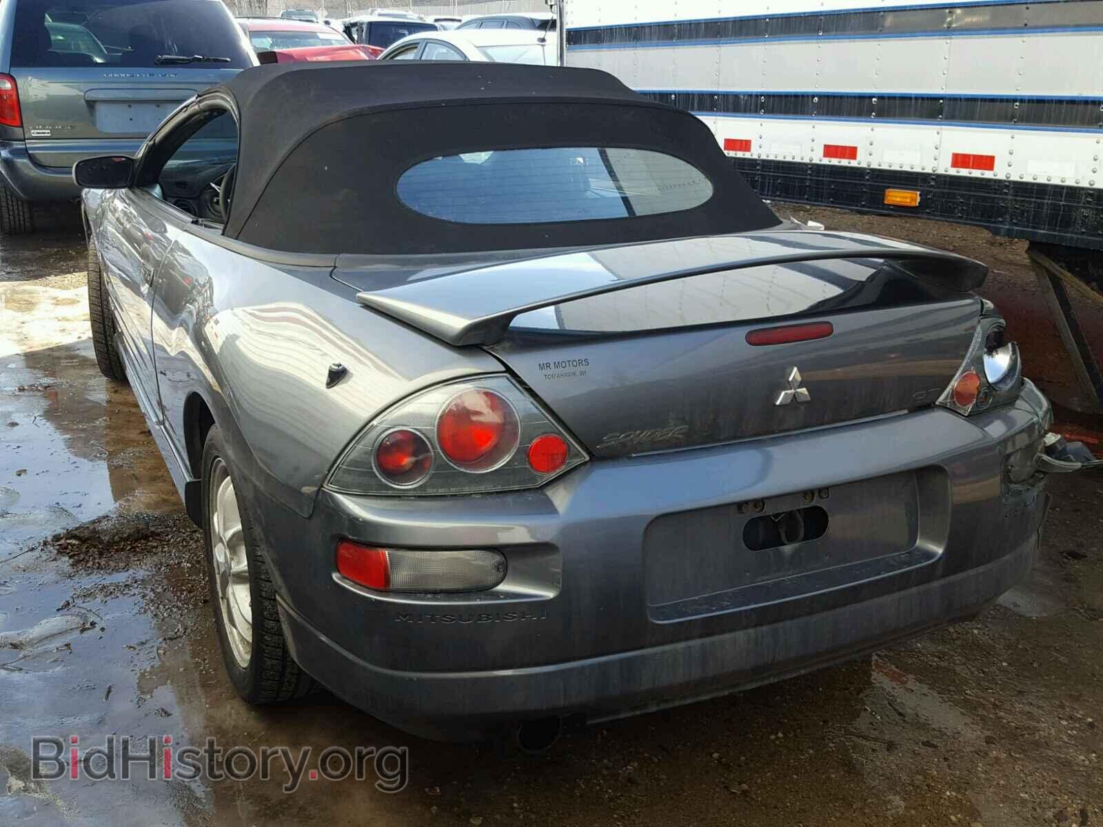 2002 MITSUBISHI ECLIPSE - VIN: 4A3AE85H52E105168 - Фото 3