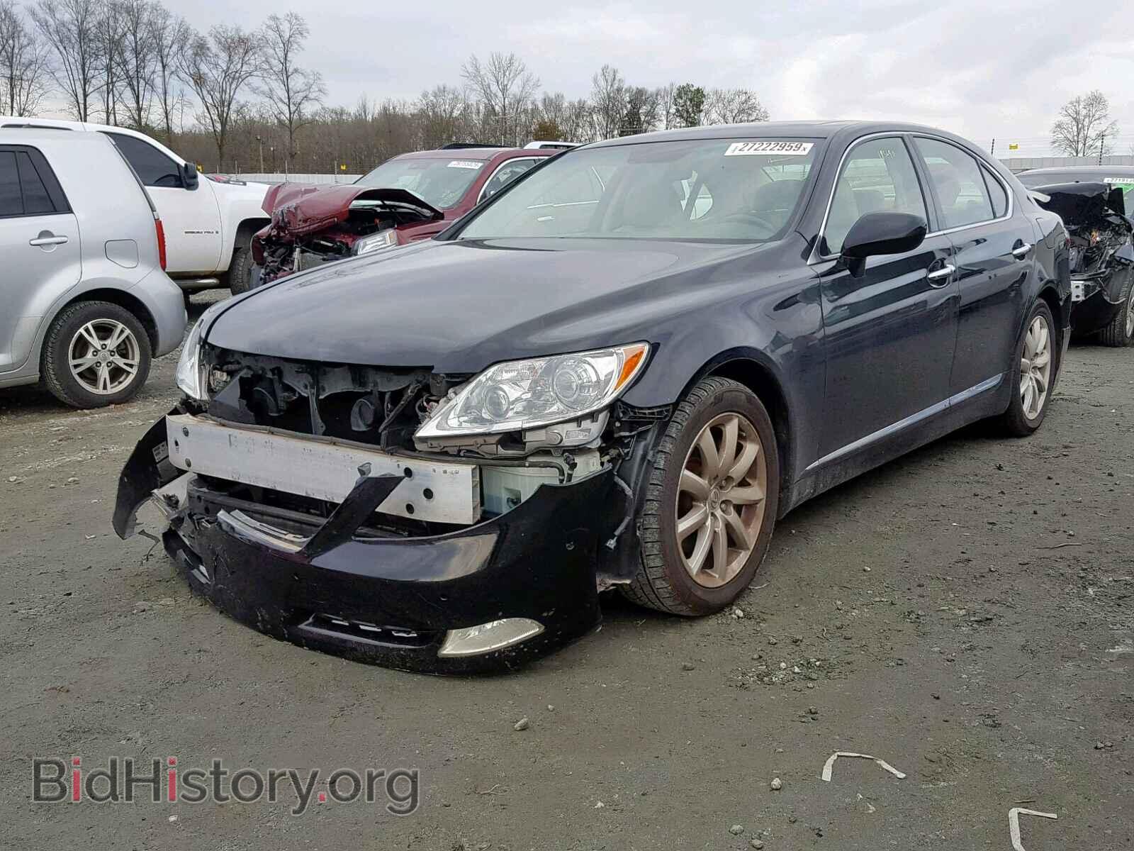 2007 LEXUS LS460 - VIN: JTHBL46F875048456 - Фото 2