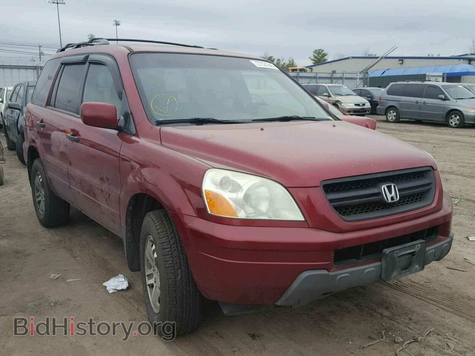 Photo 5FNYF18635B065496 - HONDA PILOT 2005