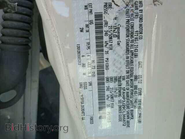 2012 FORD FOCUS - VIN: 1FAHP3J29CL366872 - Фото 10