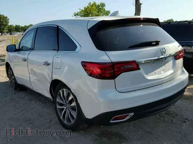 2014 ACURA MDX - VIN: 5FRYD3H47EB011911 - Фото 3