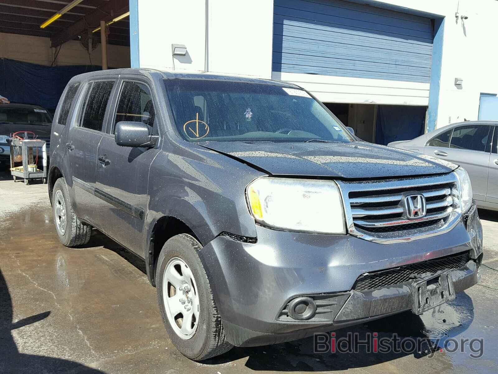 Фотография 5FNYF3H23CB009256 - HONDA PILOT LX 2012