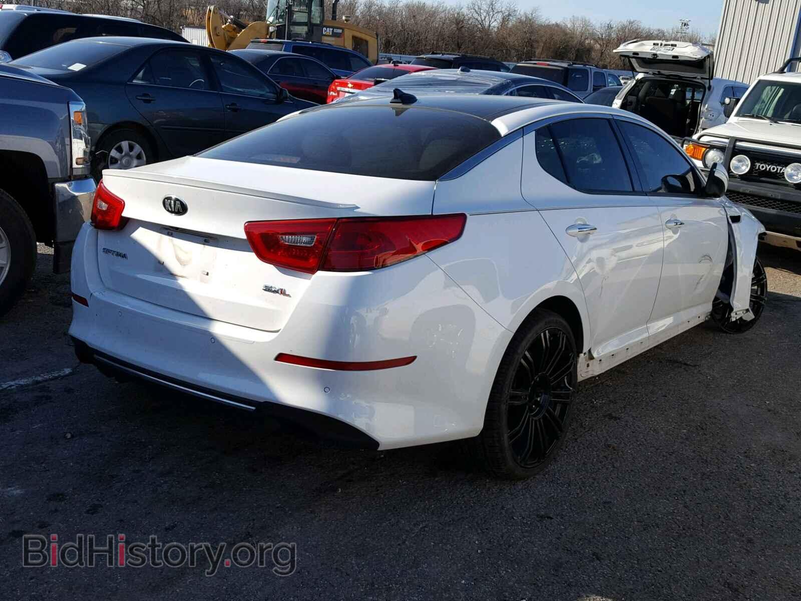 2015 KIA OPTIMA - VIN: 5XXGR4A6XFG371334 - Фото 4