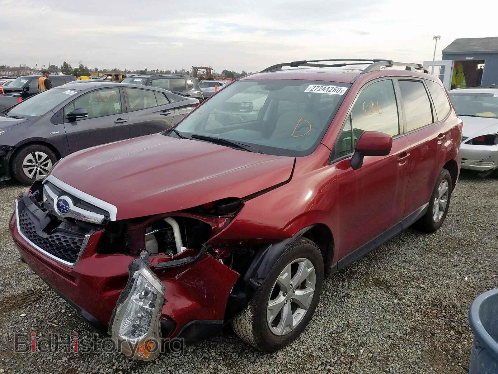 2016 SUBARU FORESTER - VIN: JF2SJAFC6GH551186 - Фото 2