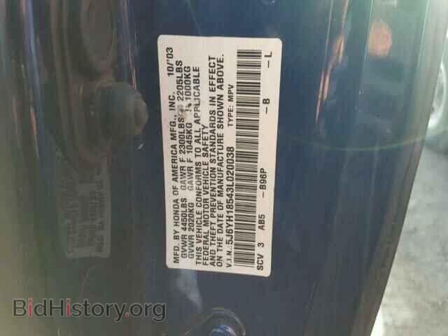 2003 HONDA ELEMENT - VIN: 5J6YH18543L020038 - Photo 10