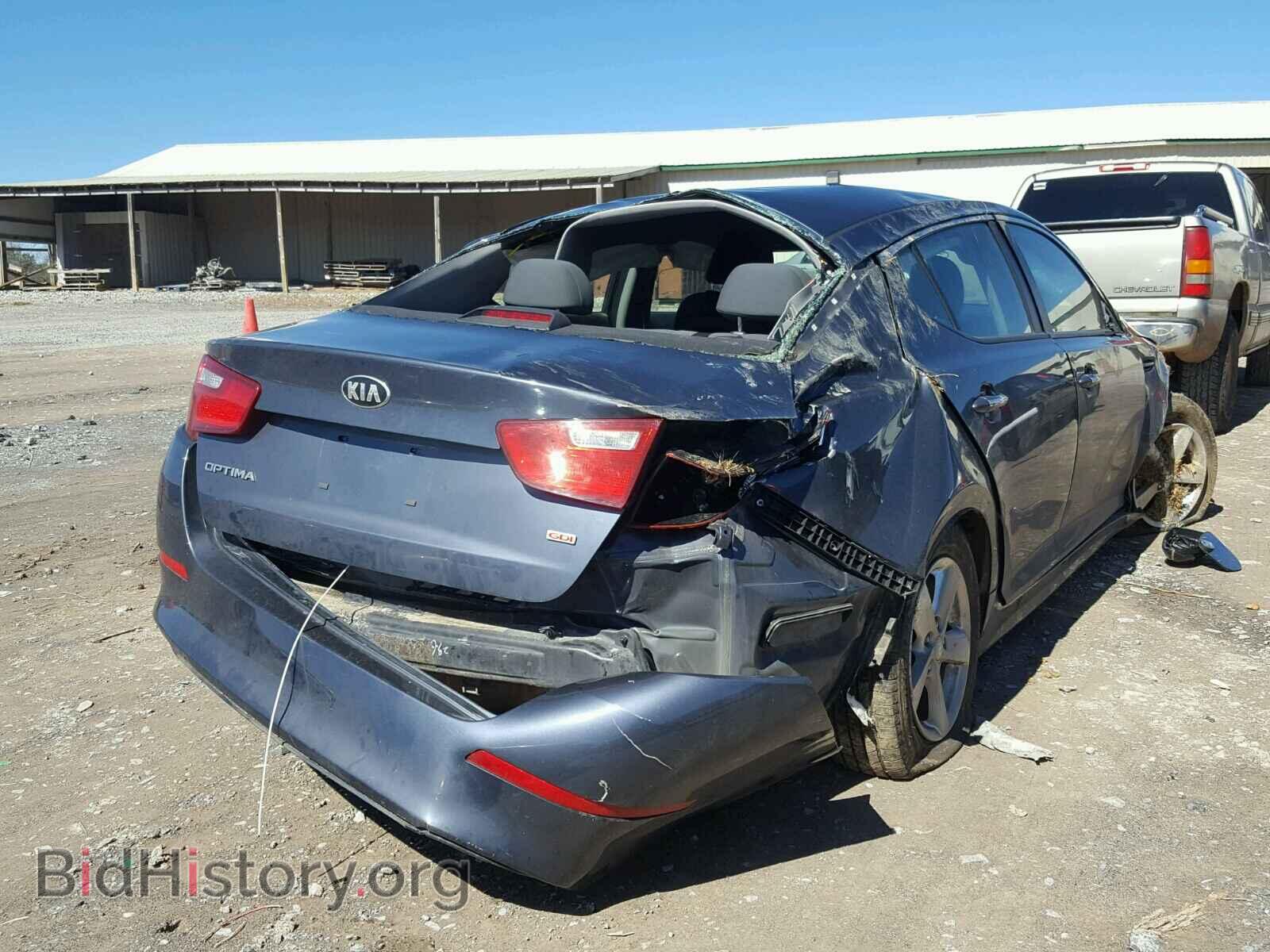 2015 KIA OPTIMA - VIN: KNAGM4A78F5539576 - Фото 4