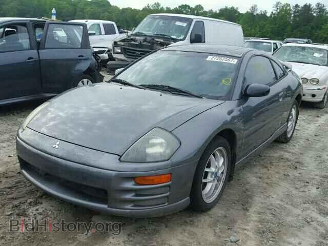 2002 MITSUBISHI ECLIPSE - VIN: 4A3AC54H62E090587 - Фото 2