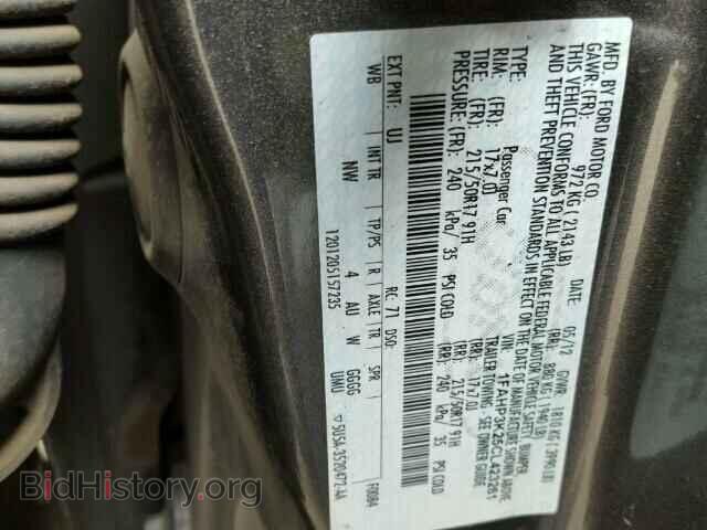 2012 FORD FOCUS - VIN: 1FAHP3K25CL423261 - Фото 10