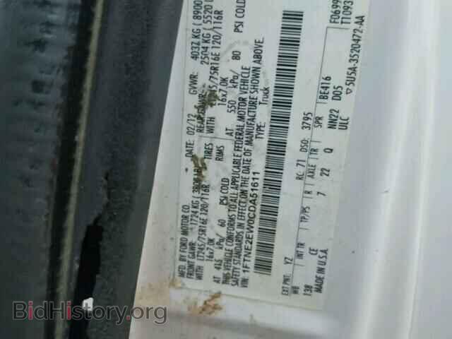 2012 FORD ECONOLINE - VIN: 1FTNE2EW0CDA51611 - Photo 10