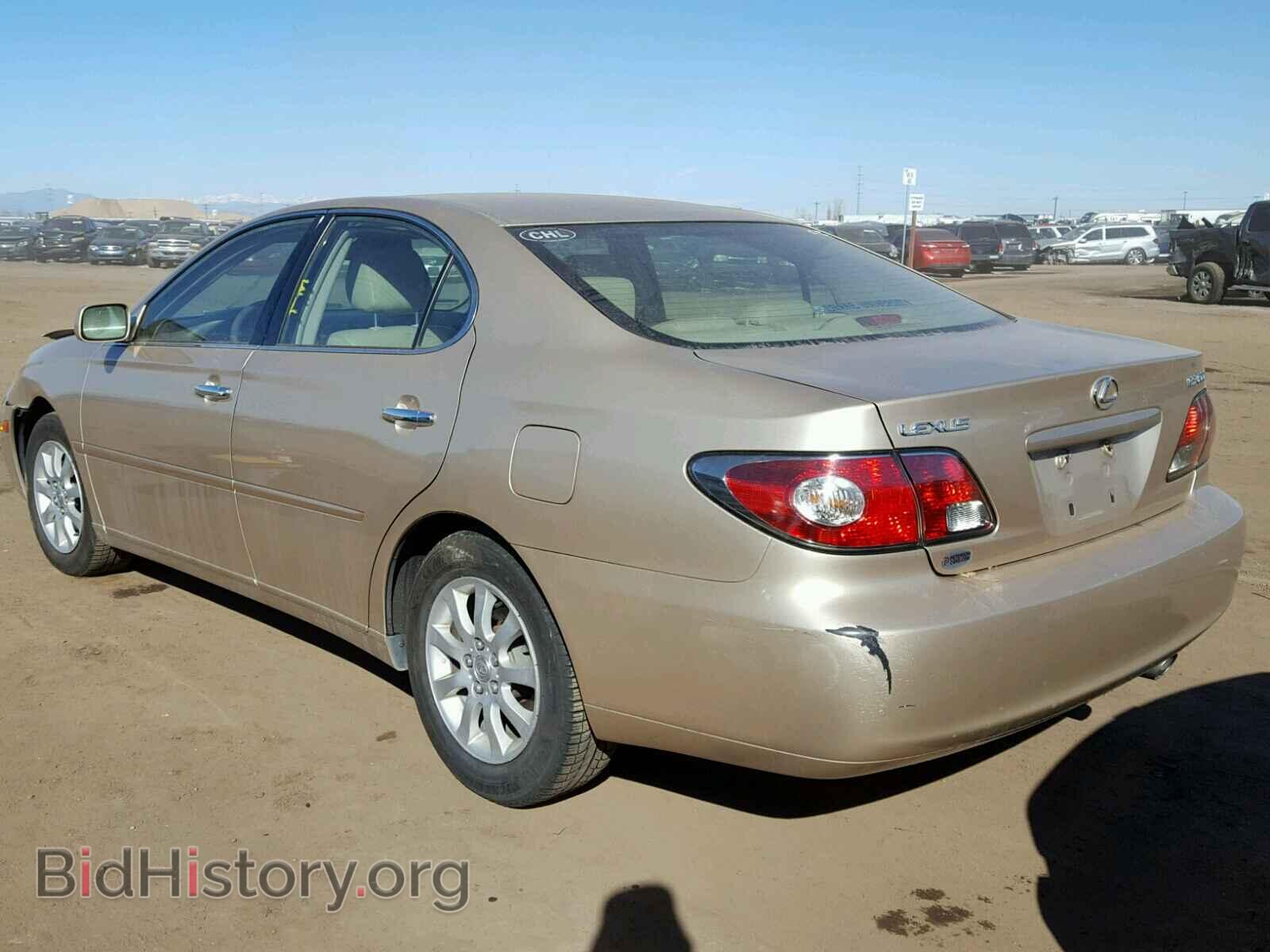 2003 LEXUS ES300 - VIN: JTHBF30G136020716 - Фото 3