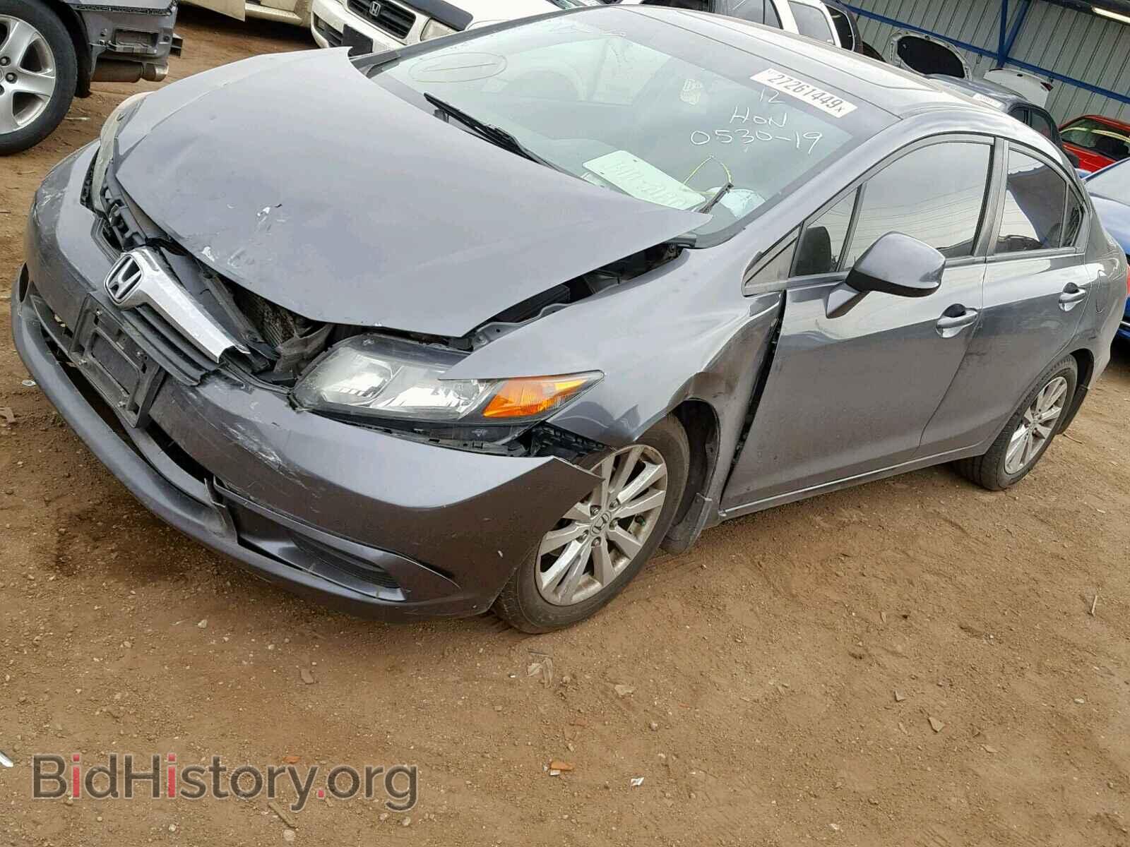 2012 HONDA CIVIC - VIN: 2HGFB2F83CH307726 - Photo 2